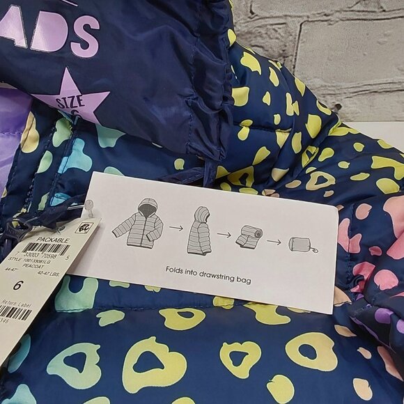 'EPIC THREADS' POSYI 'PACKABLE PALS' WATER-RESISTANT PUFFER STYLE HOODED COAT - Picture 7 of 15